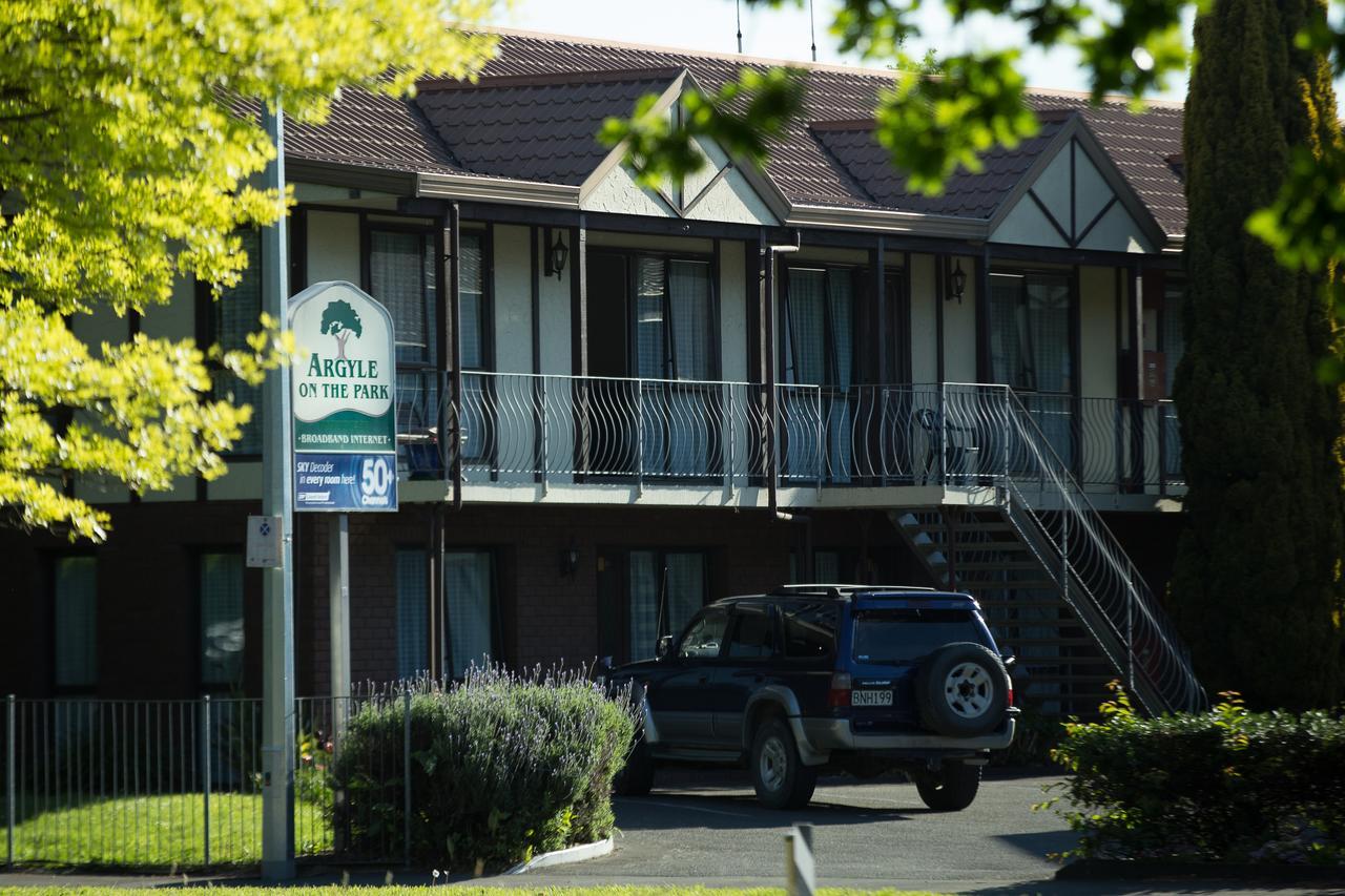 Motel Argyle On The Park Christchurch Exterior foto